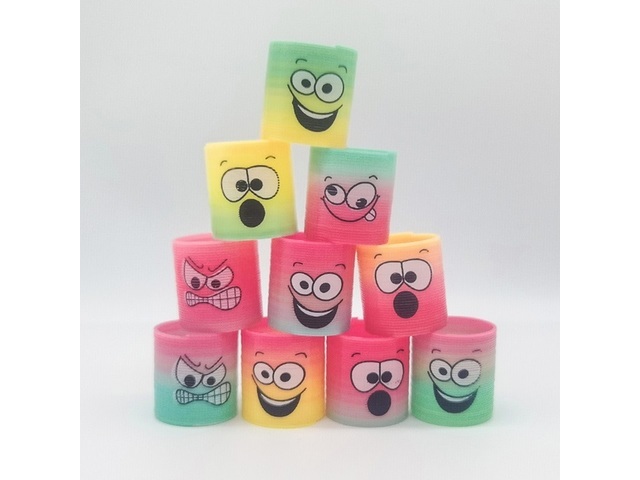 120 Funny Expression Slinky Rainbow Spring Great Toys