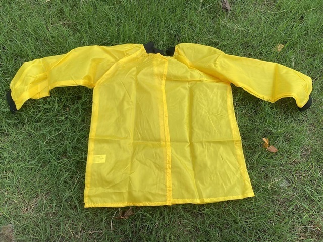 4Pcs Yellow Kids Art Smocks Waterproof Long Sleeve 3-5Yrs
