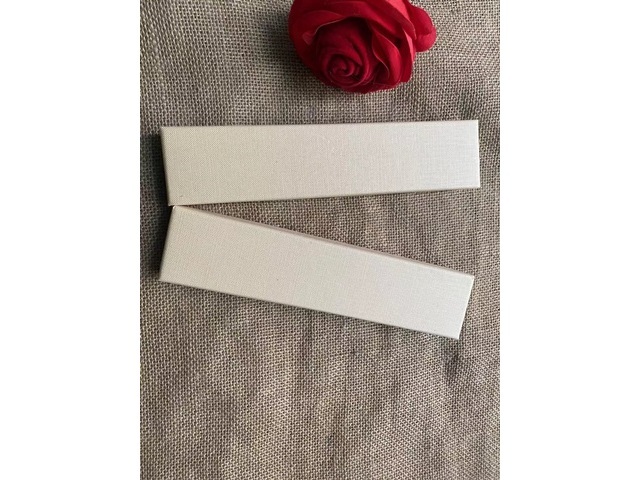 (image for) 12Pcs Beige Necklace Box Jewellery Gift Box Case 20.5x4.5x2cm
