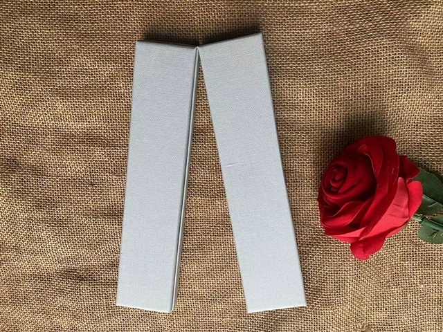 (image for) 12Pcs Grey Necklace Box Jewellery Gift Box Case 20.5x4.5x2cm