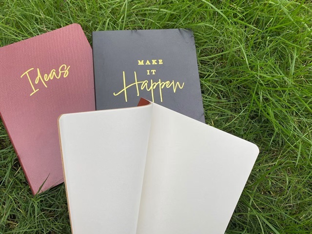 6Pcs Portable Classic Notepad Notebook Memo Pad Blank Inside - Click Image to Close