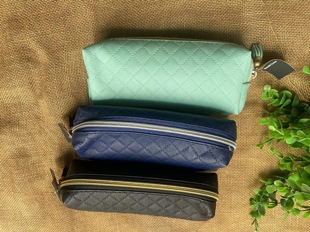 4Pcs Quilted Pencil Case Soft Fabric Organizer for Pencil Marker 4Pcs Quilted Pencil Case Soft Fabric Organizer for Pencil Marker