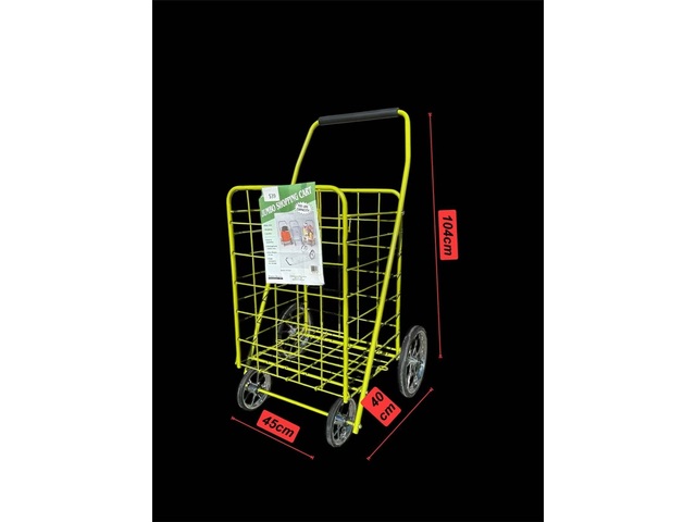 1Pc Jumbo Folding Supermarket Trolley Shopping Cart 1Pc Jumbo Folding Supermarket Trolley Shopping Cart