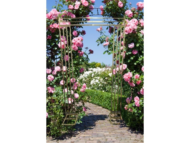 1X Golden Heavy Duty Large Square Wedding Arch Backdrop 1.2x2m