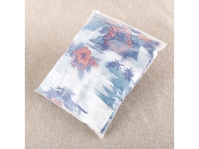 50Pcs Frosted Resealable Zip Lock Bag Plastic Bag 14x20cm