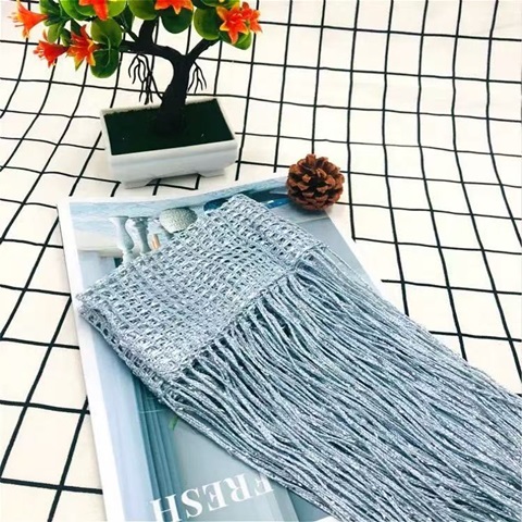 2Pcs Classic Tassel Door Curtain Panel Room Divider Window Decor - Click Image to Close