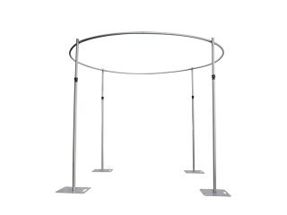 1Set Aluminium Round Top Backdrop Stand Party Background Support