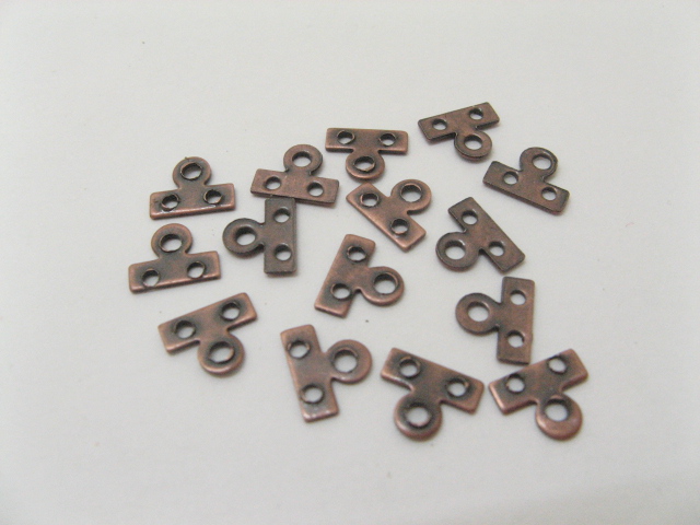 1000 Copper 2-Strand Connector End Bars Finding - Click Image to Close
