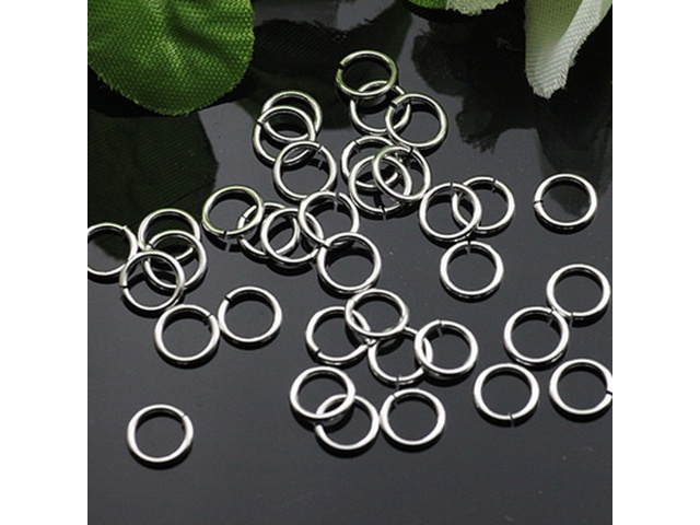 1500 Silver Jewelry Jump Ring Jumprings 8mm Finding
