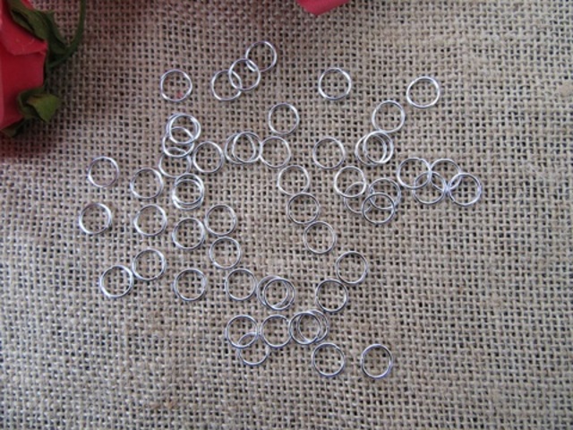 1360 Silver Plated Jewelry Jump Ring Jumprings 10mm