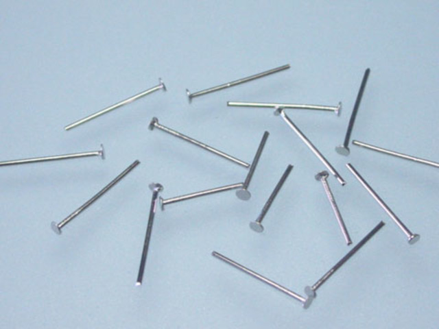 Silver Head Pins
