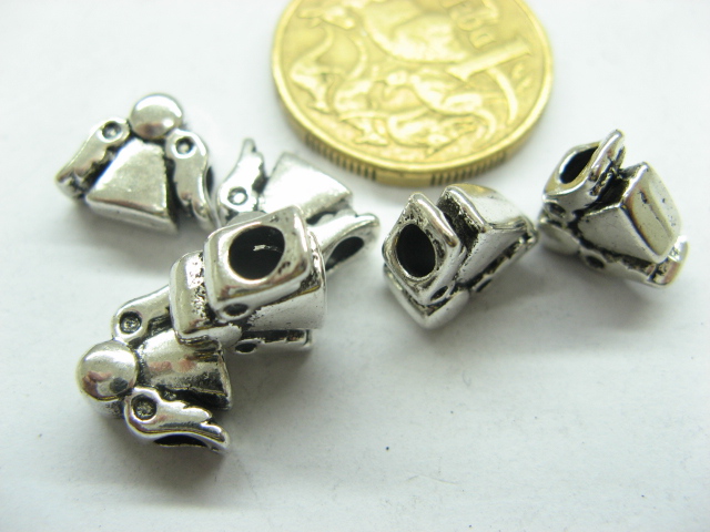 50 Tibetan Alloy Metal Angel Beads ac-sp653 - Click Image to Close