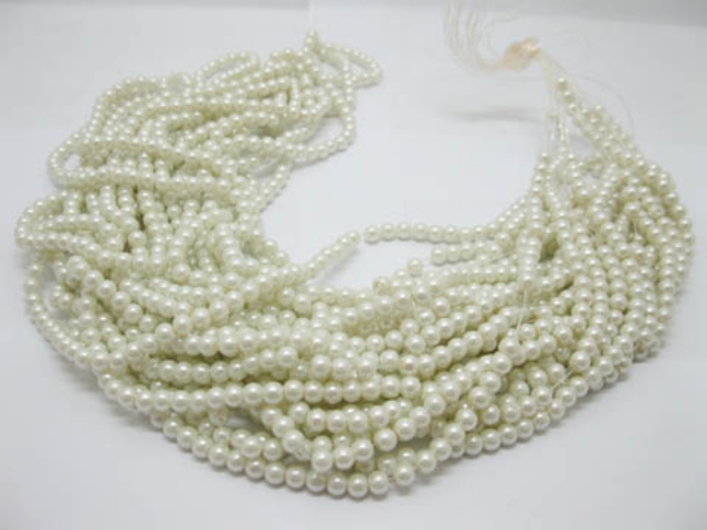Glass Pearl Beads