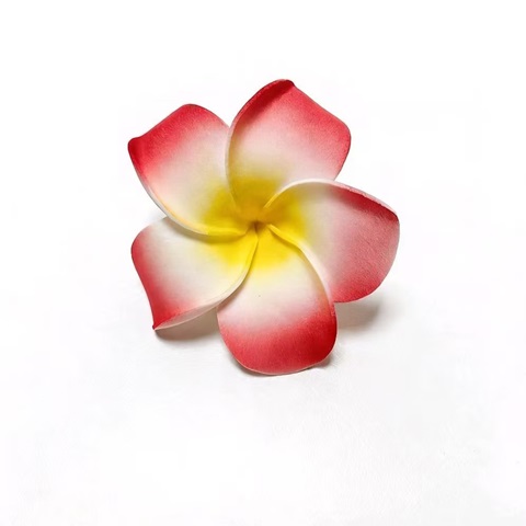 (image for) 30 New Red Fabulous Foam Frangipani Flower 8x3.5cm
