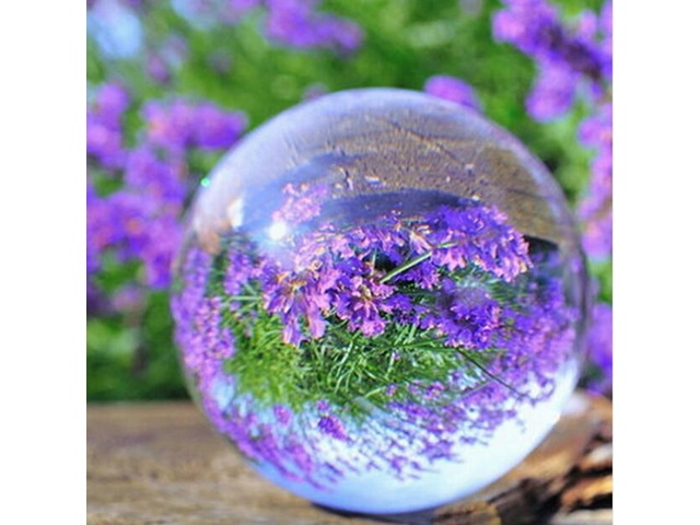 1X 60mm Clear Crystal Sphere Ball without Base