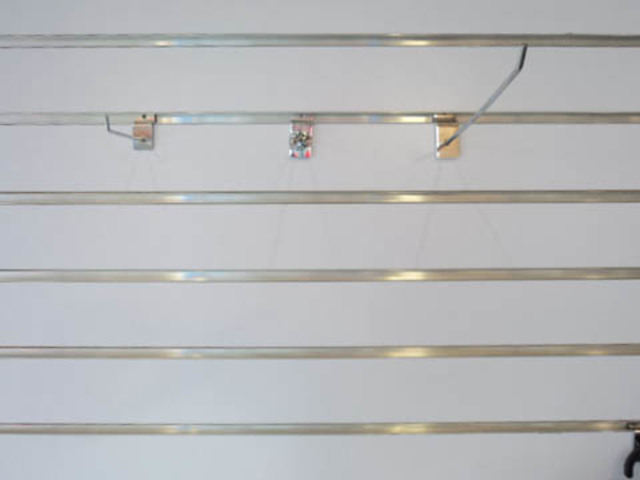 1X Slatwall Panels 14 Aluminum Channel Inserts:122x244cm - White