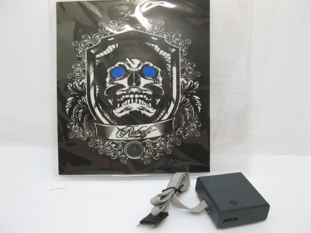1X Ghost Light Up Flashing LED Glow Equalizer 1X Ghost Light Up Flashing LED Glow Equalizer