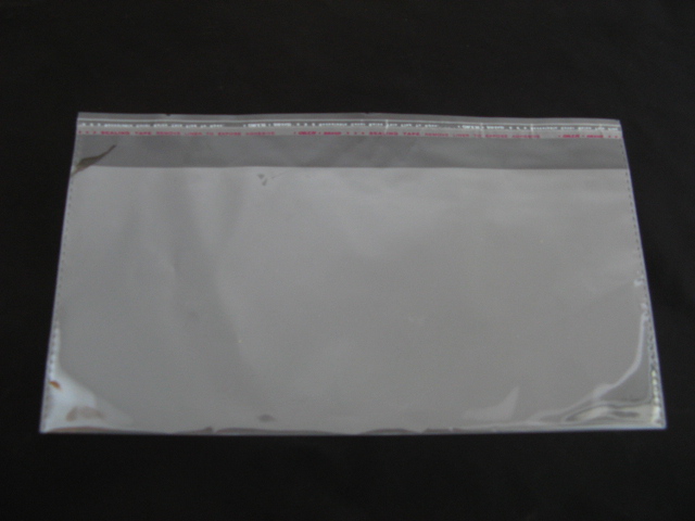 500 Clear Self Adhesive Seal Plastic Bag 28X16cm - Click Image to Close