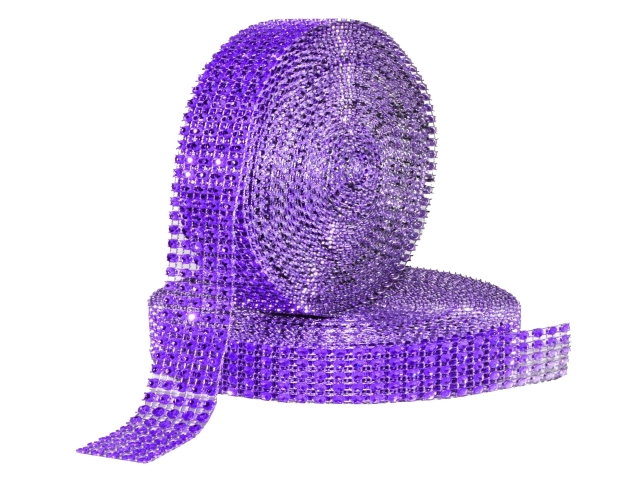 Mesh Rhinestone Ribbon