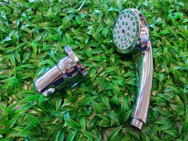 1Pc Chrome Shower Head Handset