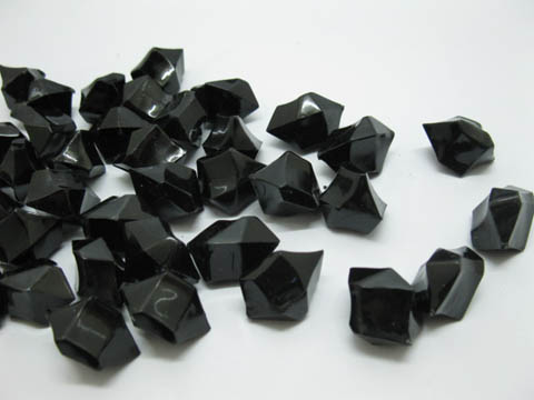 200X Black Acrylic Ice Pieces Stones Wedding Party - Click Image to Close