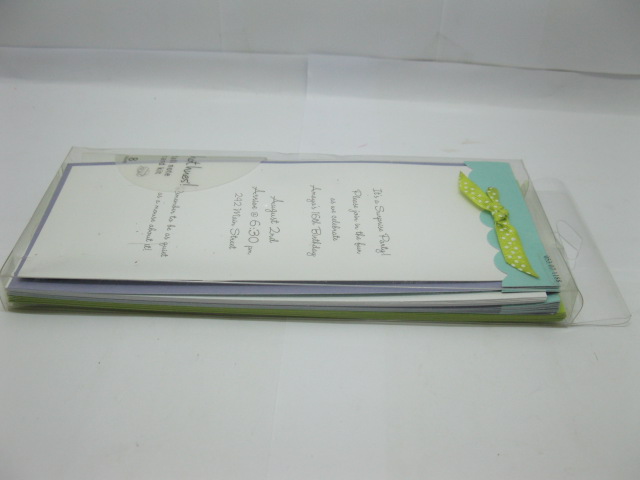 1Pack X 24Sets Personlised Wedding Party Invitation