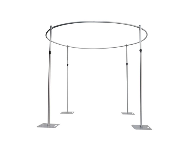 1Set Aluminium Round Top Backdrop Stand Party Background Support