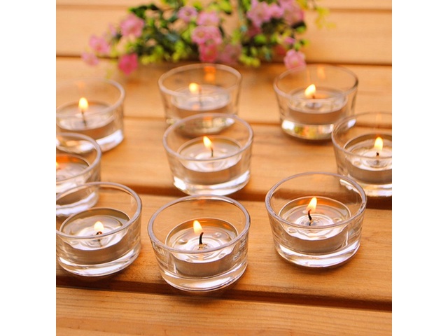 Glass Candle Holder
