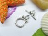 50sets Metal Spirial Circle Toggle Clasp yw-ac-tc102 50sets Metal Spirial Circle Toggle Clasp yw-ac-tc102