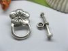 50sets Metal Flower Toggle Clasp yw-ac-tc104 50sets Metal Flower Toggle Clasp yw-ac-tc104