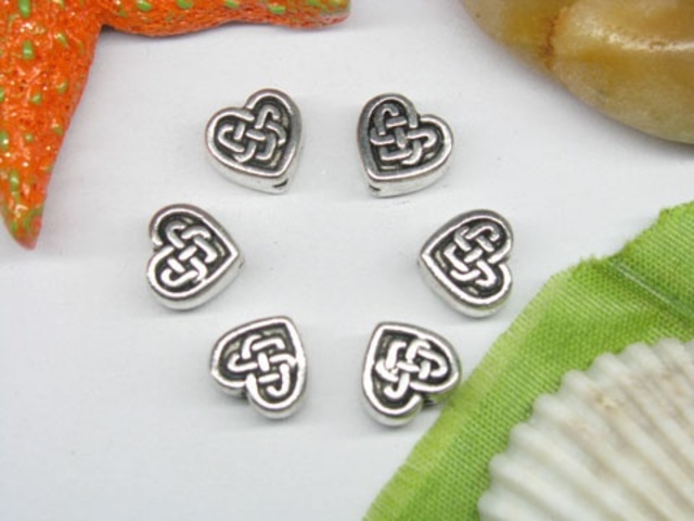 50pcs Metal Big Heart Beads yw-ac-mb34 50pcs Metal Big Heart Beads yw-ac-mb34