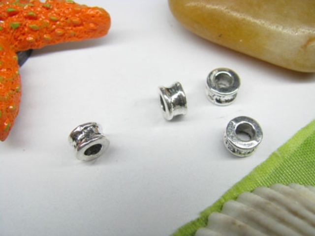 100pcs Metal Tiny Tube Beads yw-ac-mb47 100pcs Metal Tiny Tube Beads yw-ac-mb47