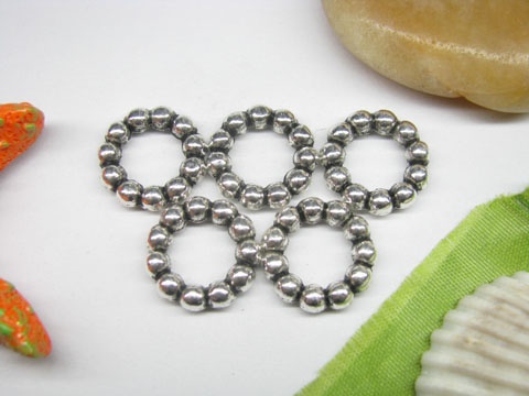 20pcs Metal Circle Beads yw-ac-mb48 - Click Image to Close