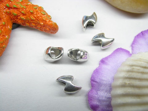 100pcs Metal Lightning Shape Beads yw-ac-mb87 - Click Image to Close