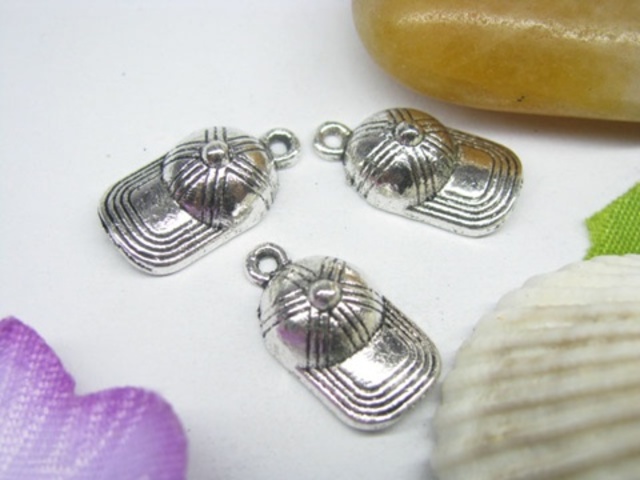 20pcs Metal Beautiful Sports Hat Charms yw-ac-mc54 20pcs Metal Beautiful Sports Hat Charms yw-ac-mc54