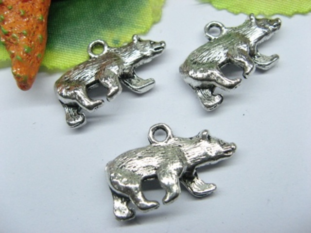 20pcs Metal Wild Boar Charms yw-ac-mc80 - Click Image to Close