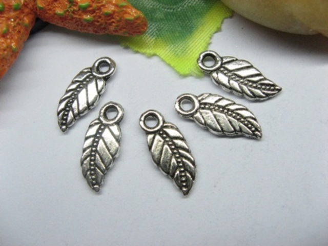 20pcs Beautiful Metal Leaf Charms yw-ac-mc84 - Click Image to Close