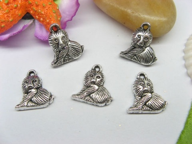 20pcs Metal Lions Charms yw-ac-mc9 - Click Image to Close