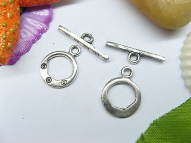 50sets Metal Round Toggle Clasp yw-ac-tc108 50sets Metal Round Toggle Clasp yw-ac-tc108