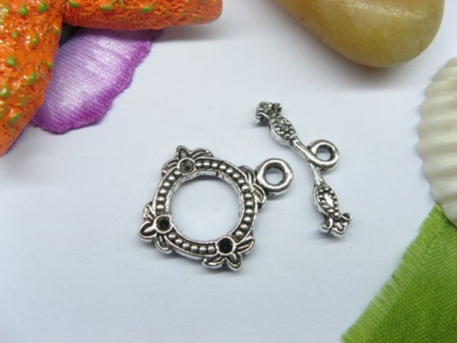 50sets Metal Fashion Toggle Clasp yw-ac-tc117