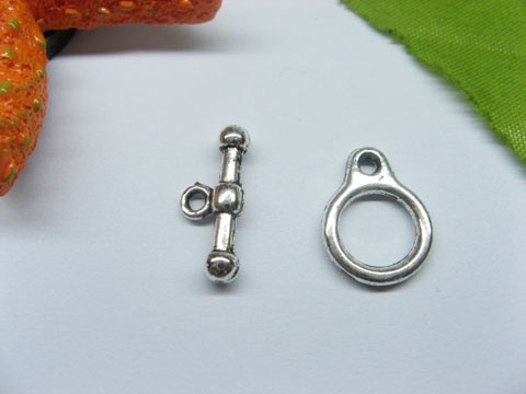 50sets Metal Smooth Circle Toggle Clasp yw-ac-tc2 - Click Image to Close