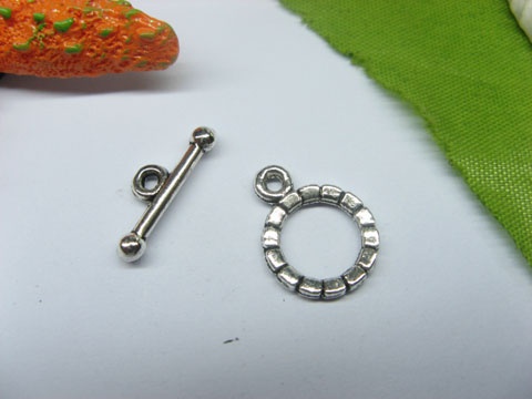 100sets Metal Small Round Toggle Clasp yw-ac-tc29 - Click Image to Close