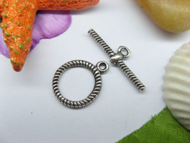 50sets Metal Twist Toggle Clasp yw-ac-tc36 50sets Metal Twist Toggle Clasp yw-ac-tc36