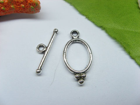 50sets Metal Oval Toggle Clasp yw-ac-tc9 - Click Image to Close