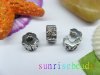 20 White-K Plated Round Stopper Bead Clip Fit European Beads 20 White-K Plated Round Stopper Bead Clip Fit European Beads
