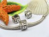 20pcs Tibetan Silver Square Beads European Design Yw-pa-mb195 20pcs Tibetan Silver Square Beads European Design Yw-pa-mb195