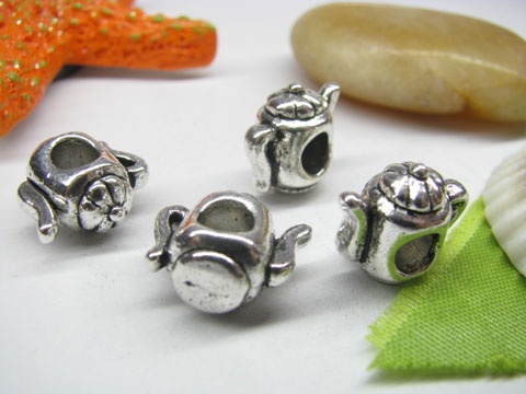 20pcs Tibetan Silver Teaport Beads Fit European Bead Yw-pa-mb106 - Click Image to Close