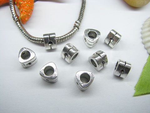 20pcs Tibetan Silver Triangle Beads Fit European Beads Yw-pa-mb1 - Click Image to Close