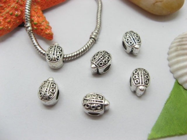 20pcs Tibetan Silver Tortoise Beads European Design - Click Image to Close