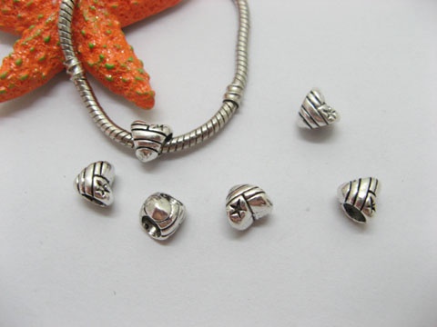 20pcs Tibetan Silver Heart Beads European Design Yw-pa-mb86 - Click Image to Close